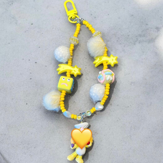 Yellow Candy Dog Phone Charm P222