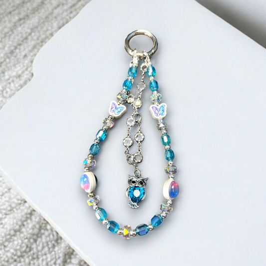 Blue Butterfly phone Charm P042