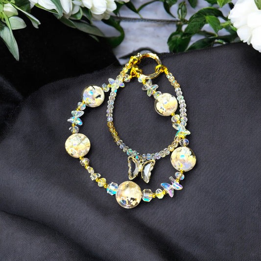 Flower Pearl Phone Charm P029